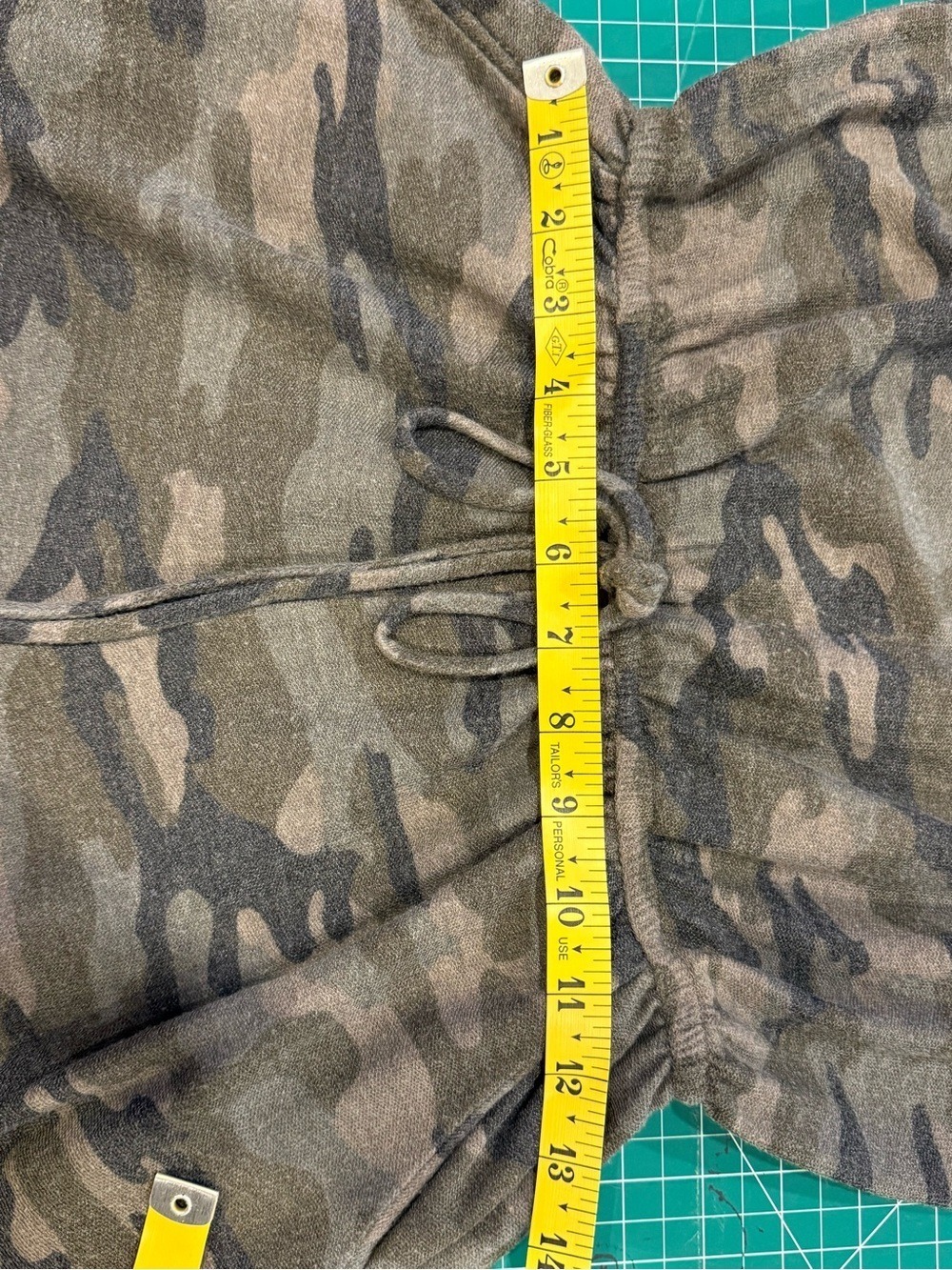 Rae Mode Camo Wide Leg Jumpsuit Romper Ultra Soft Cotton Blend Drawstring Medium - Picture 6 of 10